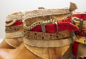 Botas en tienda de Ibiza