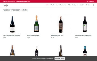 Fotografías de Vinos para tienda seleccionjlpita.com