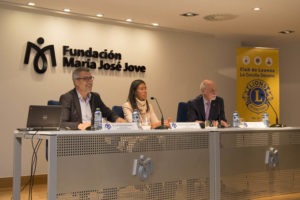 Representante Club de los leones en Fundación María José Jove