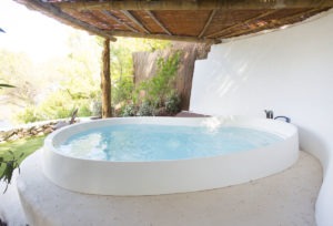 Jacuzzi Exterior en Habitación